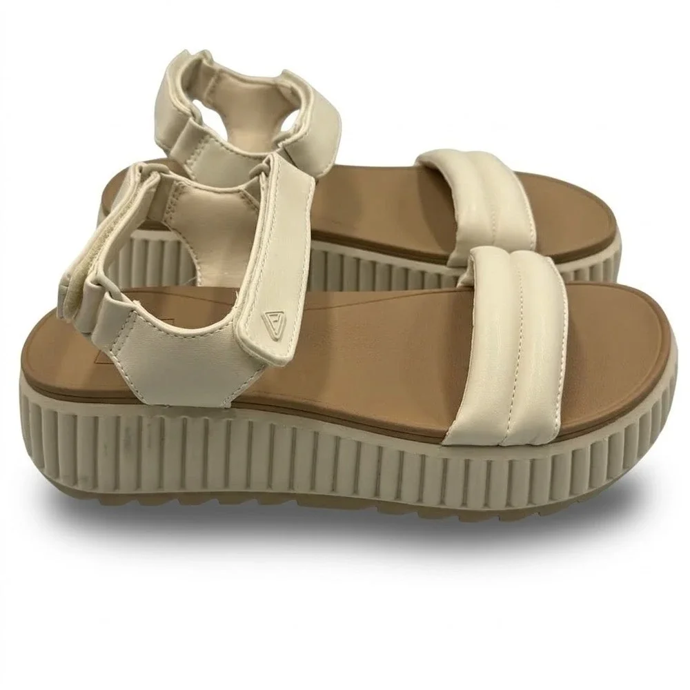 Reef Vista Higher Raya Sandals Women 11 Vintage Sand NEW Platform CJ6557